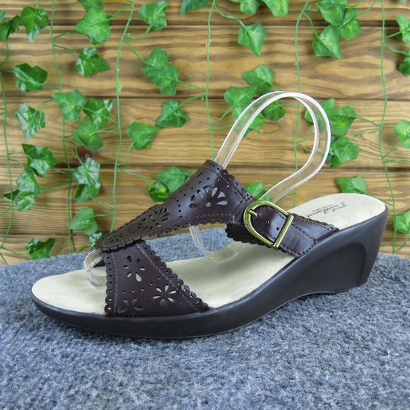 Great Northwest Women Synthya Slide Brown Synthetic Sz 8 Medium Gently Used 2025 - Picture 1 of 7